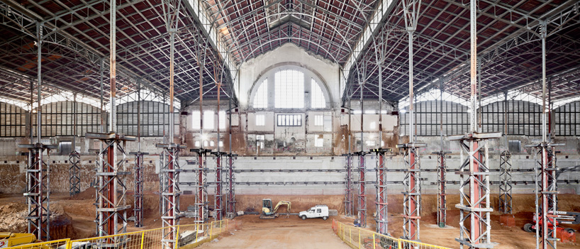 mateo arquitectura ninot market renovation barcelona designboom