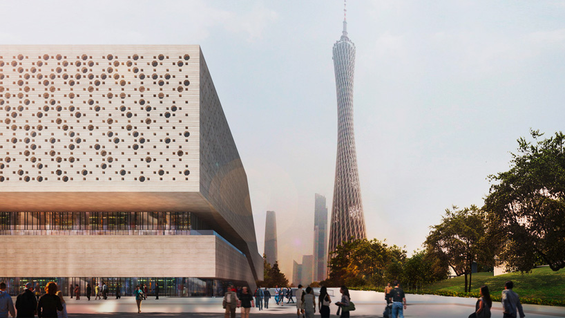 nieto sobejano arquitectos GMP new guangzhou science museum china designboom