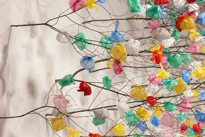 pascale marthine tayou grows plastic tree at art basel 2015