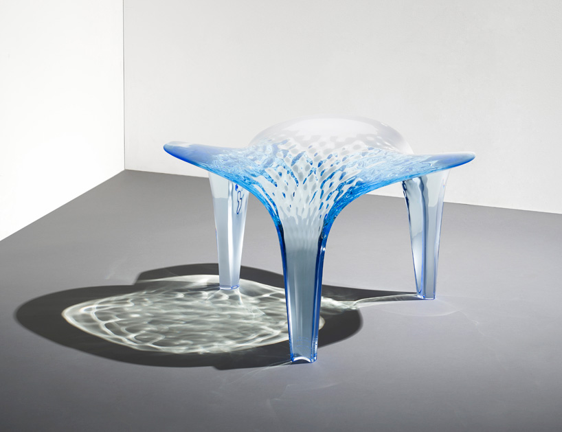 zaha hadid liquid glacial line expanded at david gill gallery