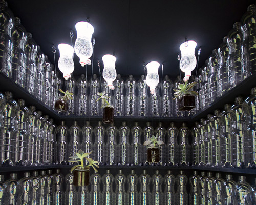48nodi's tightrope walker installation forces visitors to walk the line