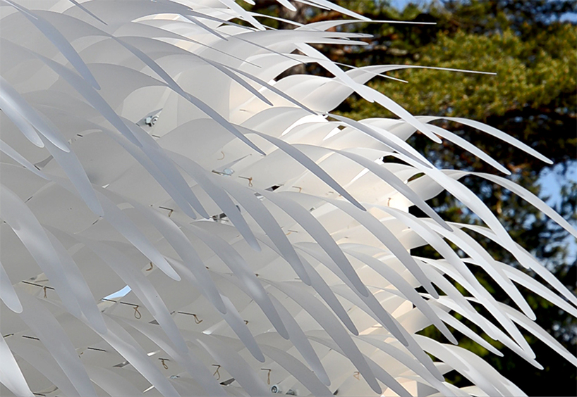 neon shiver house weather responsive kinetic shingles