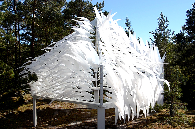 neon shiver house weather responsive kinetic shingles