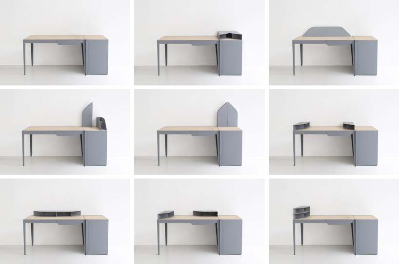 constance guisset flamingo desk gallery s bensimon la redoute designboom