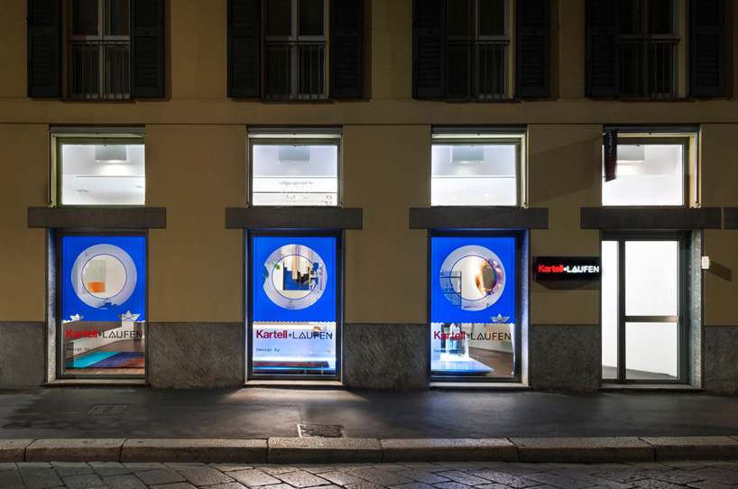 dive into the blue kartell by laufen milan designboom 