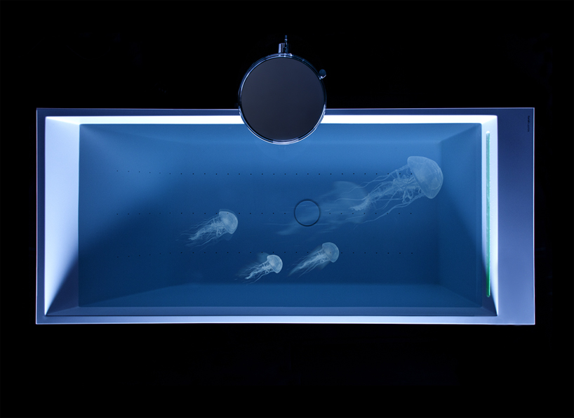 dive into the blue kartell by laufen milan designboom 