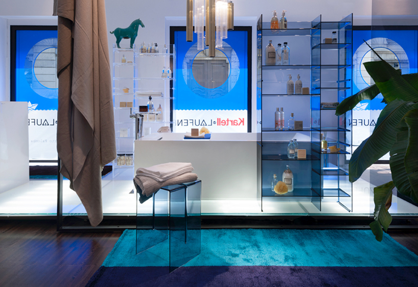 dive into the blue kartell by laufen milan designboom 