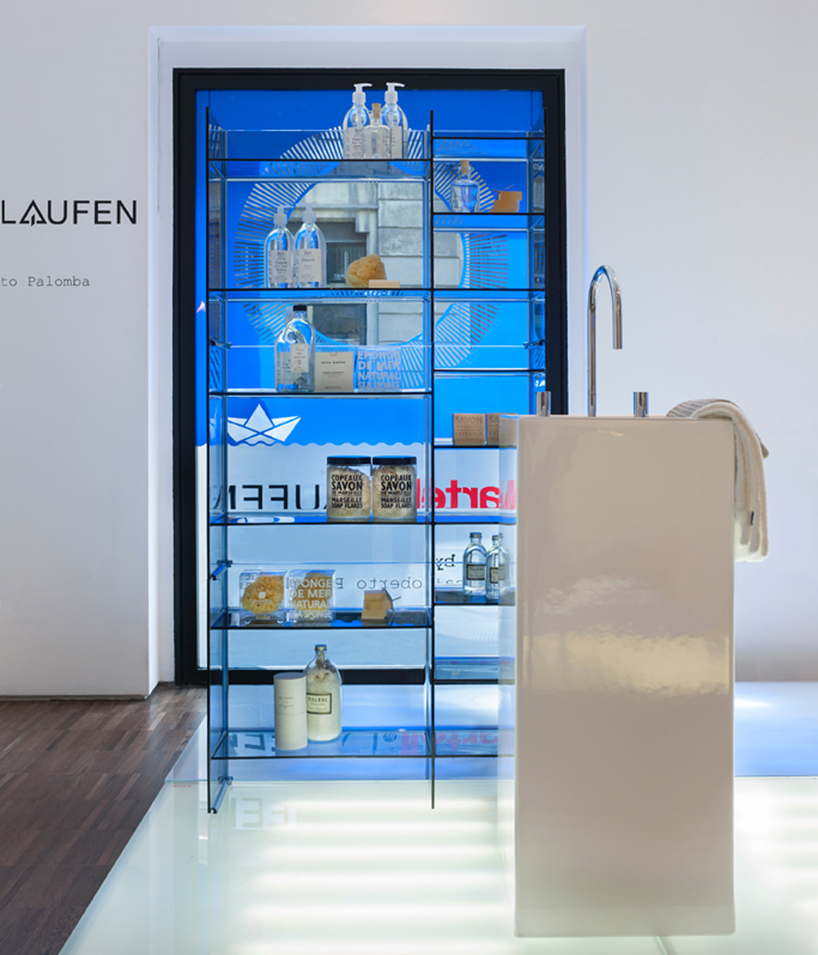 dive into the blue kartell by laufen milan designboom 