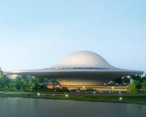 fernando romero presents plans for elliptical mazatlan museum in mexico