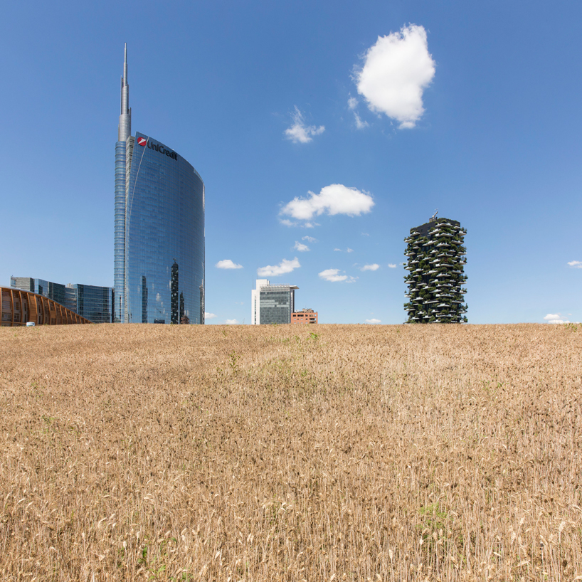fondazione nicola trussardi wheatfield agnes denes milano designboom 
