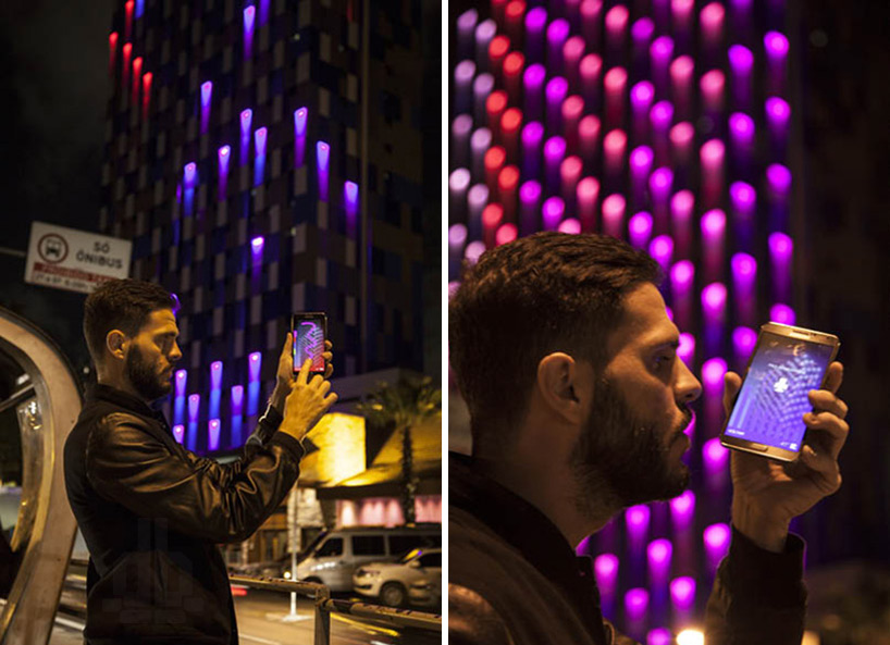 estudio guto requena light creature façade WZ jardins brazil designboom