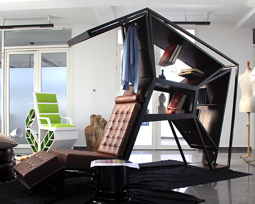 hachim houssaine belfkih creates cell hybrid seating/storage element