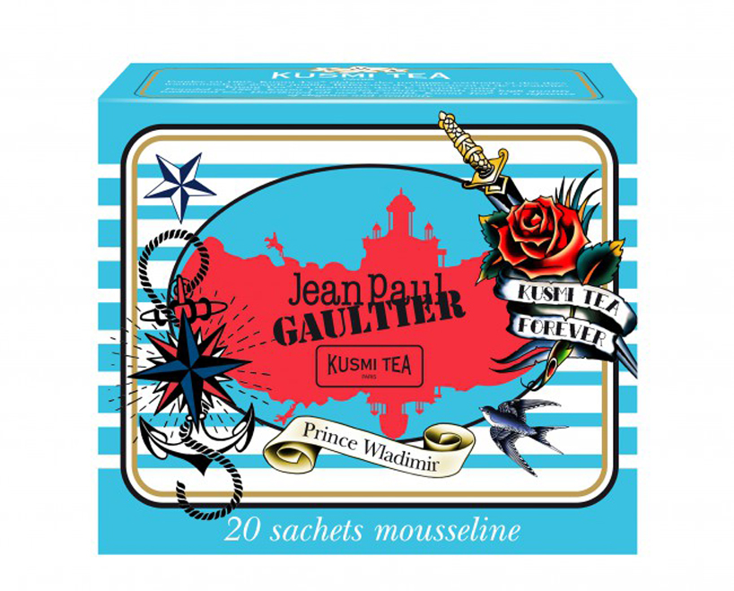 jean paul gaultier kusmi tea designboom