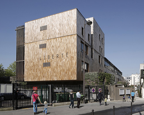 JFS architectes' eco-friendly nursery/primary school in paris