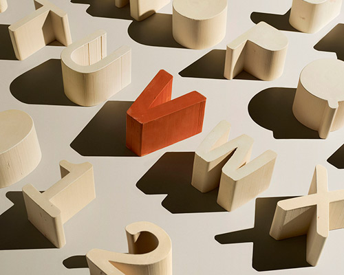 terkel skou steffensen explores clay with extruded font project