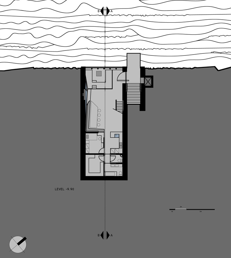 OPA presents conceptual cliffside casa brutale on the 