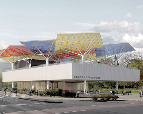 studio 06 presents kite-clad proposal for bauhaus museum dessau