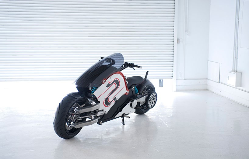 japanese designer kota nezu creates low riding electric motorcycle