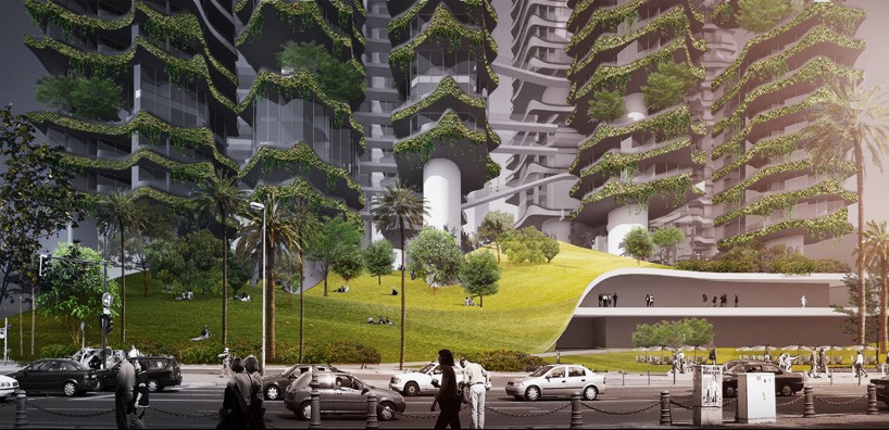 MAD architects ma yansong cloud corridor shelter rethinking how we live in los angeles designboom