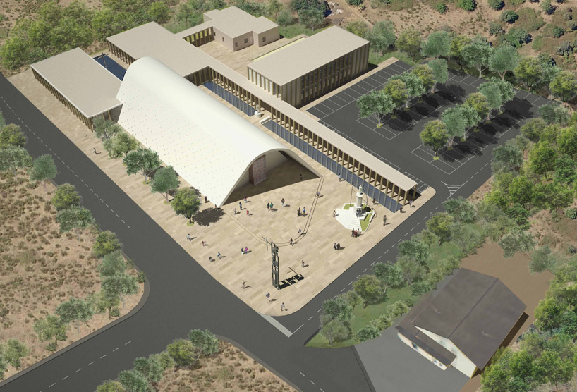 andrea maffei architects cinisi church and parish design competition italy designboom