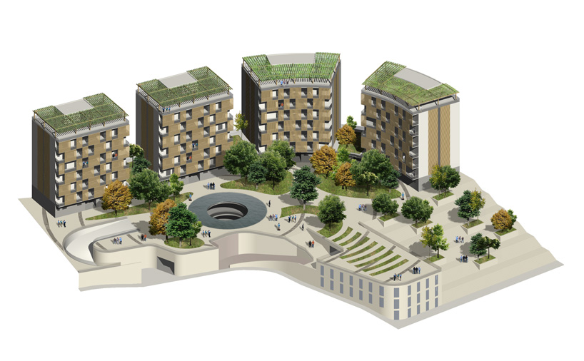 andrea maffei piazza della repubblica varese theatre competition italy designboom