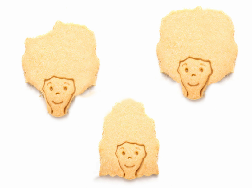 hairdo cookie cutter avihai shurin monkey business designboom