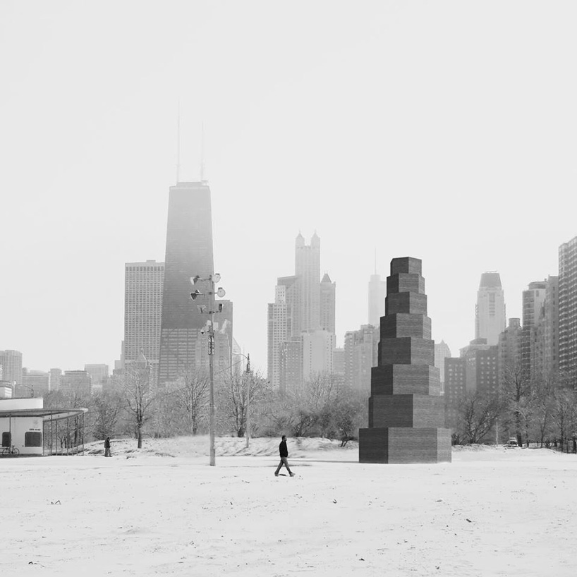 chicago architecture biennial lakefront kiosk competition ultramoderne chicago horizon pavilion designboom