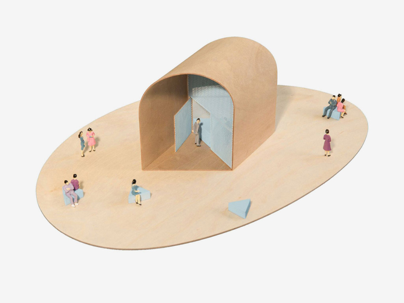 chicago architecture biennial lakefront kiosk competition ultramoderne chicago horizon pavilion designboom