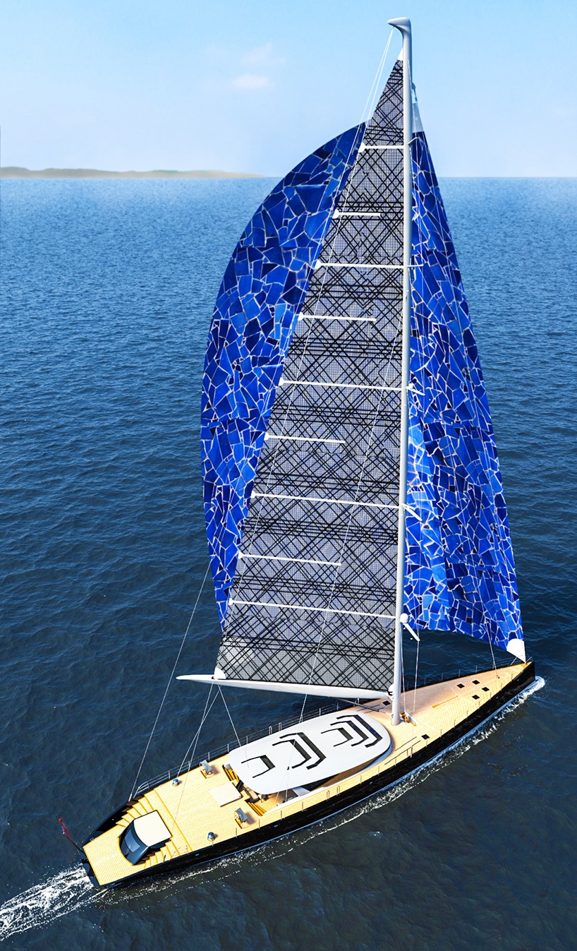ferrari and franchi create 50m sloop sailboat capable of 