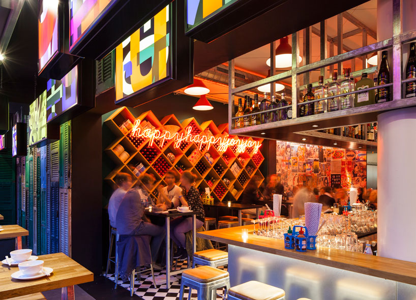 concrete brings the atmosphere of asian market stalls to amsterdam