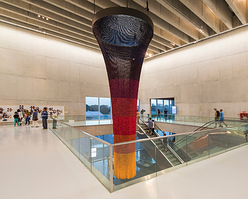 sunrise tender vortex by normal studio presented at museo MAR