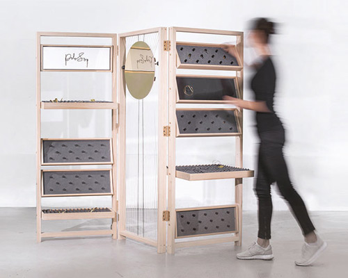 pam marcisz forms jewelry display for exhibition & market spaces