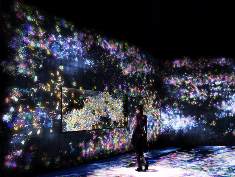 teamlab saatchi gallery flutter of butterflies beyond borders designboom 
