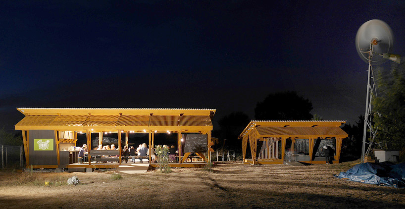 bruit du frigo le paradis vert community garden designboom