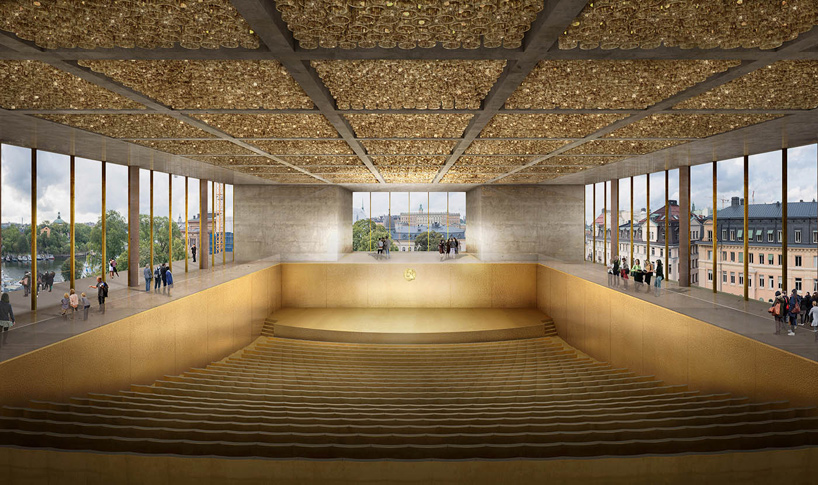 david chipperfield nobel center headquarters stockholm nobelhuset designboom