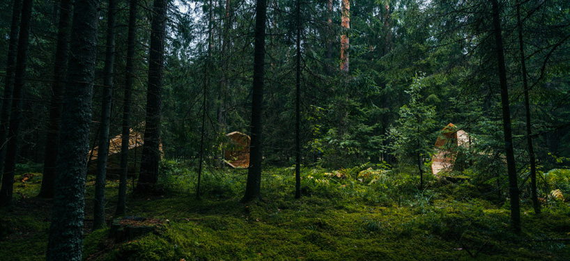 estonian-students-forest-megaphones-library-rooms-voru-county-designboom-08