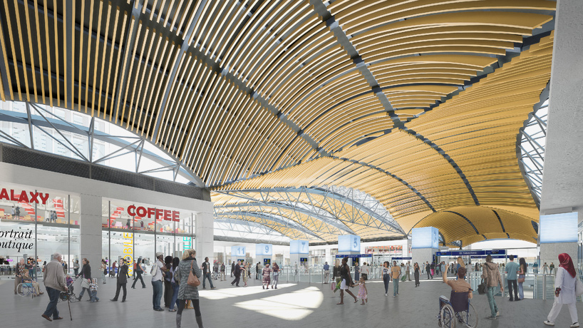 grimshaw reveals plans for euston's high speed two terminal