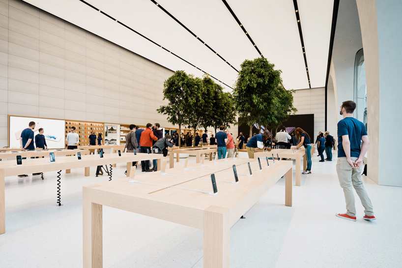 jony ive apple store brussels interiors designboom