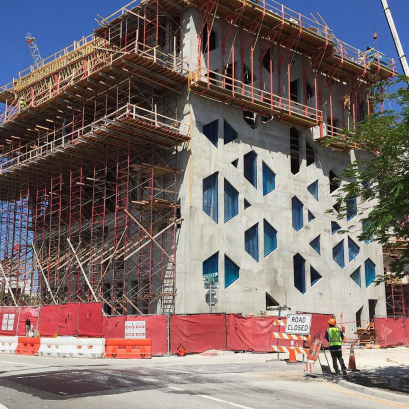 OMA reveals the faena forum under construction in miami