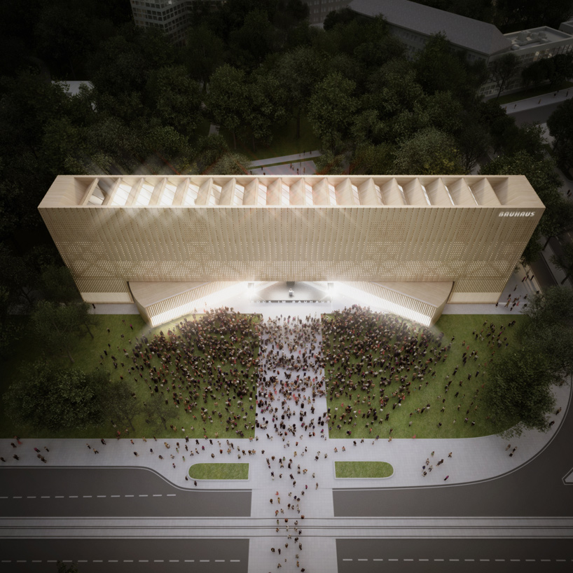 penda the flexible bauhaus museum dessau germany designboom