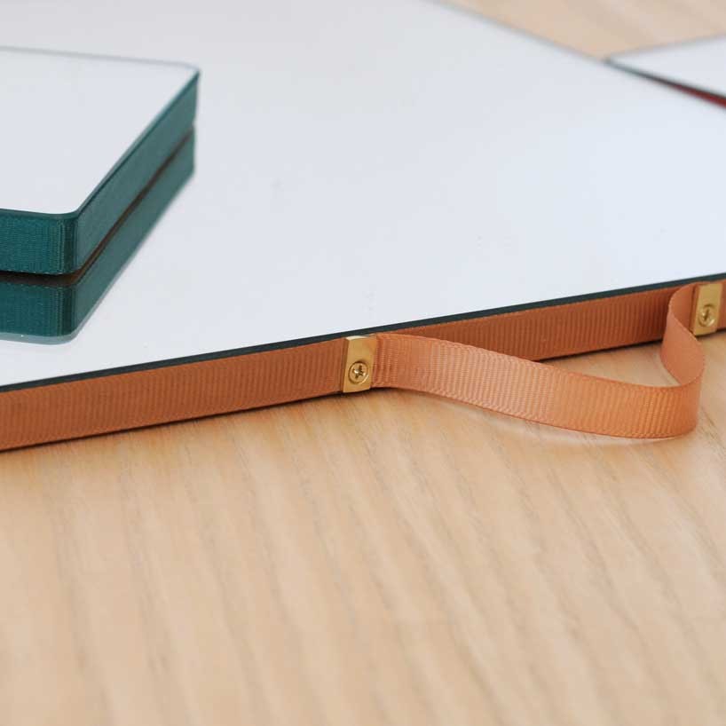 ruban mirrors for hay by inga sempé