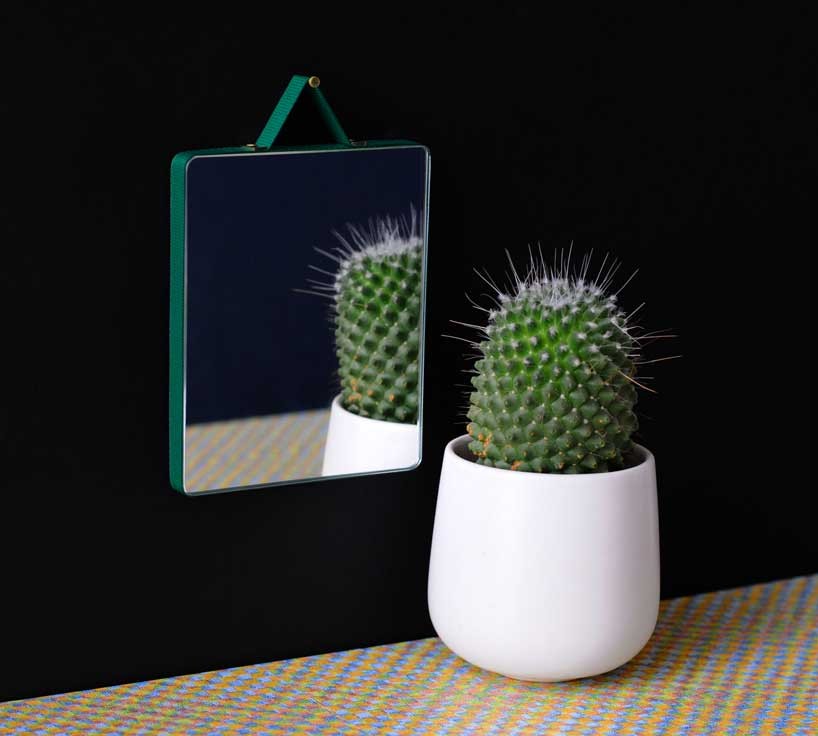 ruban mirrors for hay by inga sempé