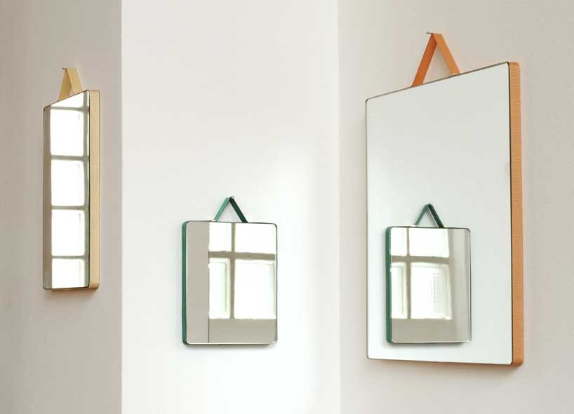 ruban mirrors for hay by inga sempé