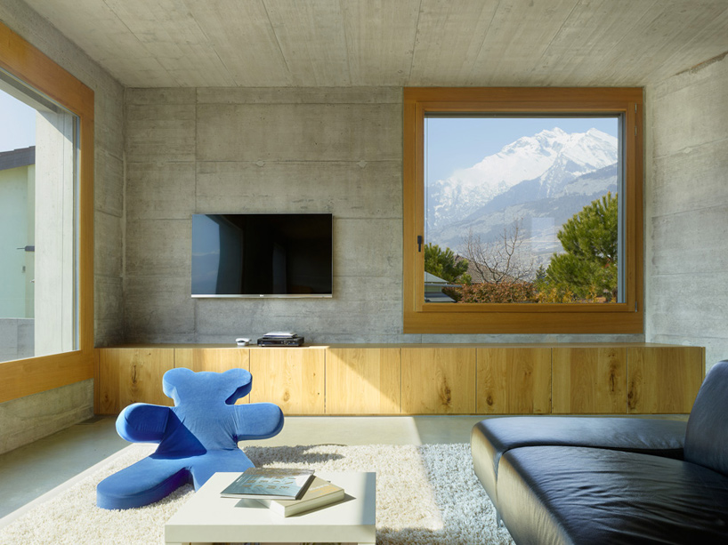 savioz fabrizzi architectes maison fabrizzi conthey switzerland designboom