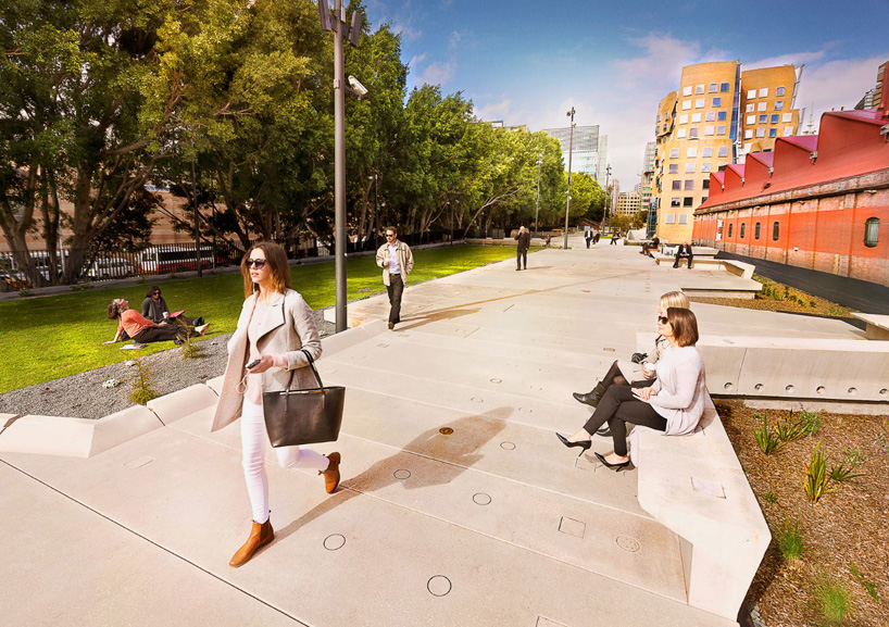 the goods line sydney linear park aspect studios chrofi designboom