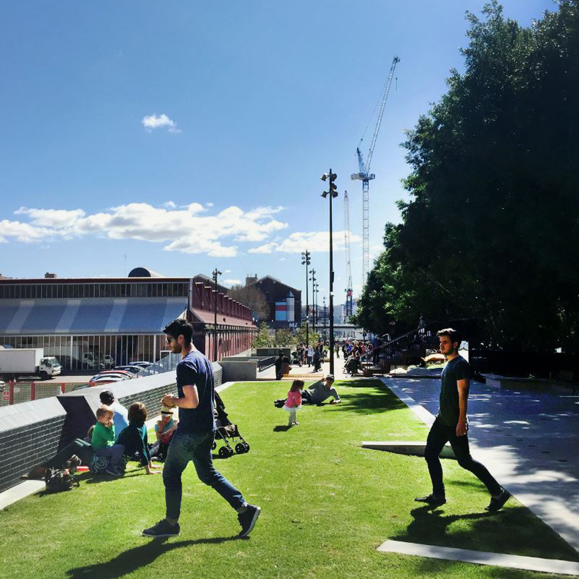 the goods line sydney linear park aspect studios chrofi designboom