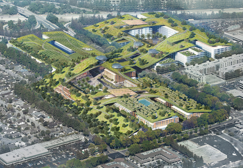 rafael viñoly to build 'the world's largest green roof' in silicon valley