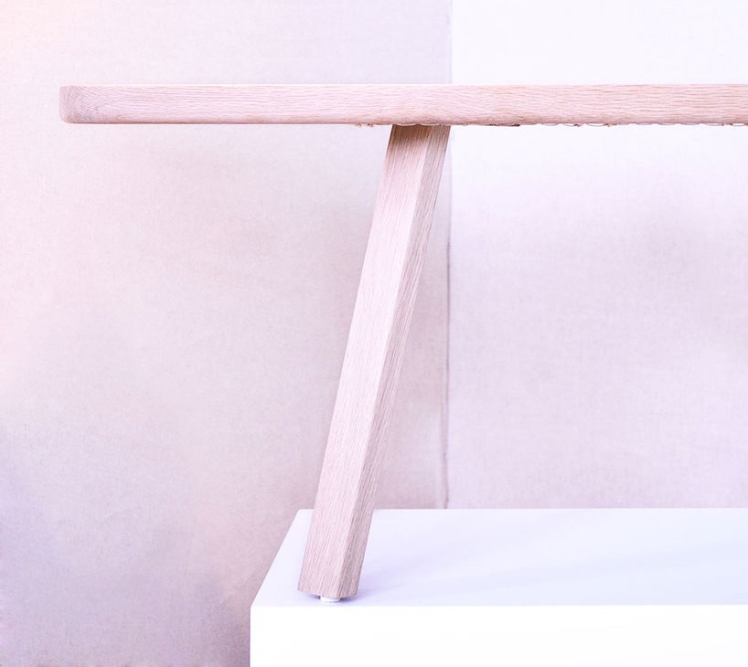 tim defleur embeds an ancestral technique into his contemporary oza bench