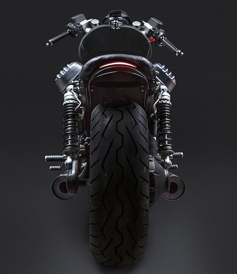 venier customs moto guzzi C2 cafe racer motorcycle designboom