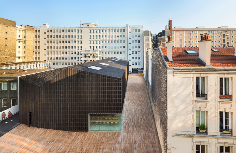 AZC atelier zundel cristea urban barn descartes university lecture theaters paris designboom
